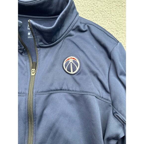 NBA Nike Dri fit Washington wizards zip up Jacket Sz large - Picture 2 of 10